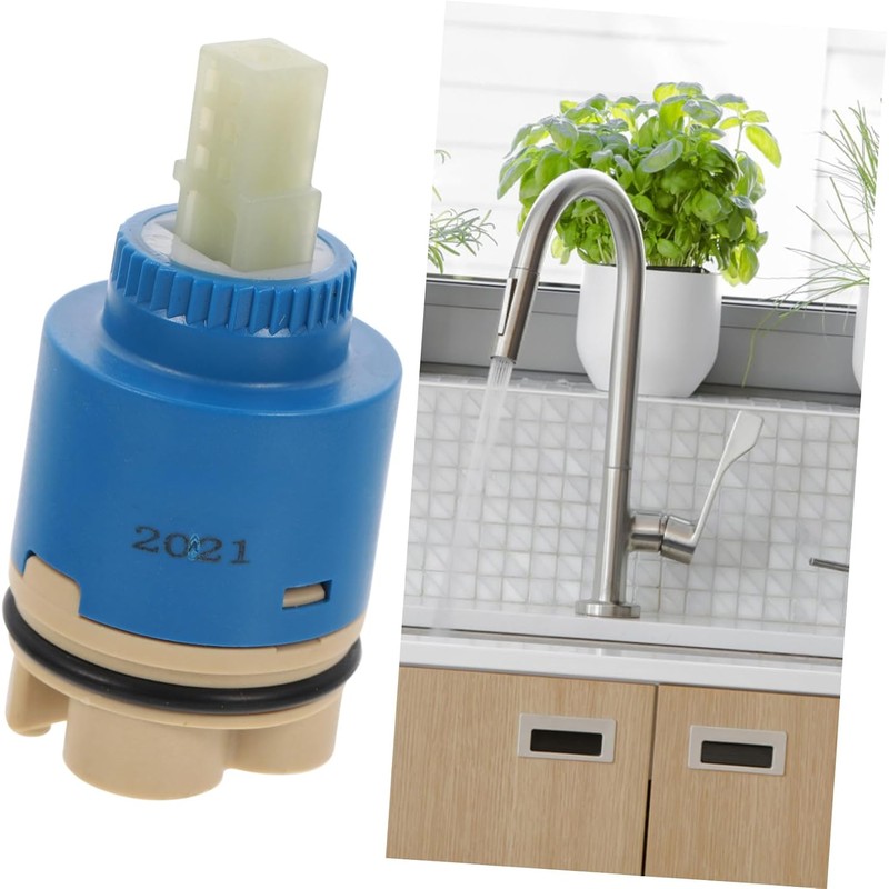 Cartucho Cerámico Azul para Grifo de Baño, Tamaño