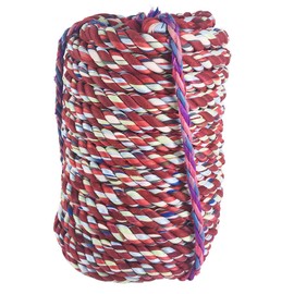 INTBUYING Tug of War Rope 98ft(30m) for 48 people,Play Game Pulling Natural Twisted Cotton Rope for Team Building Activities, Family Reunion, Birthday Party Outside Yard Lawn Games for Kids and Adults.1.4" diameter