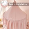 dix-rainbow Princess Decor Canopy for Kids Bed, Soft and Durable