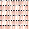 GRAPHICS & MORE Makeup Brushes Pattern Gift Wrap Wrapping Paper