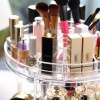 BEAUTYDISTRICTMX Organizador Acrílico Giratorio Maquillaje Cosmeticos