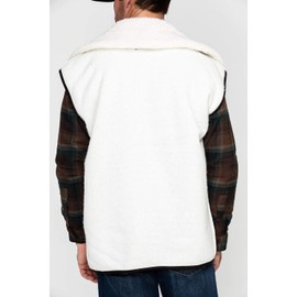 Outback Trading Company Unisex 2008 Wool Button-in Insulated Warm Liner Vest for Oilskin Jackets and Dusters, Natural, XX-Large