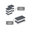 IDOBY Stackable Food Storage Containers, Storage Container Set, Freezer &