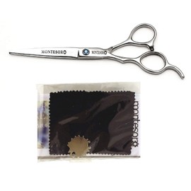 montesoro Hair Cutting Scissors, Senning, Self-Cut, Rust Resistant, Premium Material, 6-Inch Scissors
