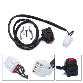 Motorcycle Kill Switch Push Button Start Kit For Suzuki LTR450 LTR 450 2006-10
