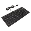 USB Wired Keyboard 78 Keys Ultra Thin Mini Portable Anti