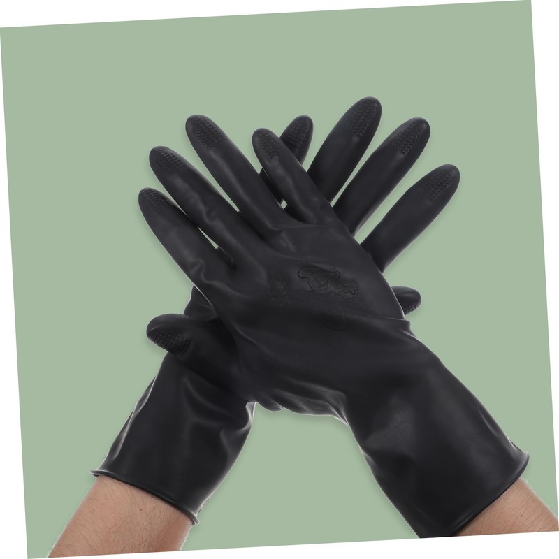 FOMIYES 3sets Barber Hair Dye Gloves Non-slip Hand Protectors for