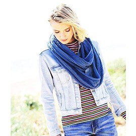 Aran Knitting Pattern - Ladies Winter Accessories - Hats Scarves & Infinity Scarf (UKHKA 205)