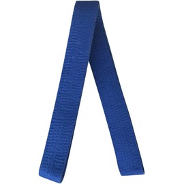 TMA Martial Arts Karate Taekwondo Solid Color 1.75'' Wide Double Wrap Student Rank Belt for Kids and Adult (Blue, 4)
