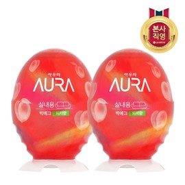 AURA Big Egg Peach 440ml x 2 / 아우라 AURA 빅에그 복숭아 440ml x 2개