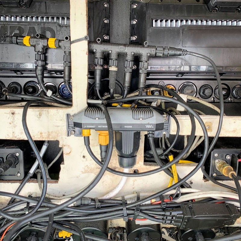 Backbone Cable Male Female Connector 5 Pins M12 IP67 Waterproof