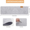 Auckpure Felt Table Runners - Washable Place Mats - 30