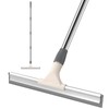Newthinking Floor Squeegee Heavy Duty, 55 Inch Long Handle Wet