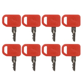 T209428 8PCS Key JDS Ignition Keys Replacement for Jo-hn Deere Skid Steer 260 280 313 315 317 328E 329D 329E Compact Tracked Loader CT315 319D CT322 323D 329D CT332 333D
