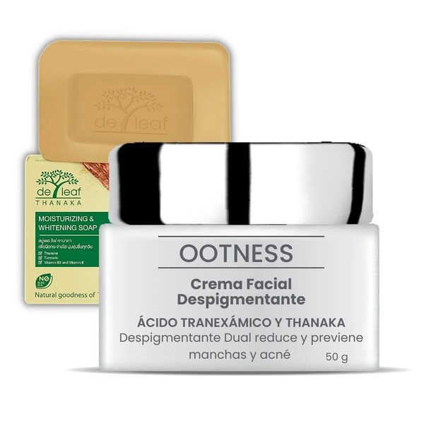Kit 2 en 1 Aclarante Facial. Reduce el exceso de