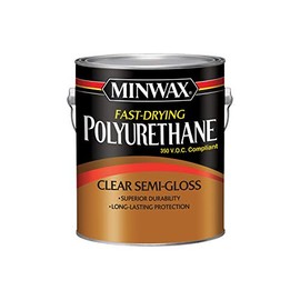 Minwax 319010000 Fast Drying Polyurethane, 1 Gallon, Semi-Gloss