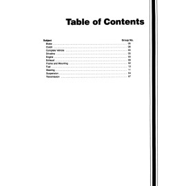 1991 Ford Aerostar, Explorer, Ranger Truck Shop Manual