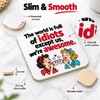 Friendship Gifts for Women, Funny Wooden Coaster for Friends, 3.9×3.9inch