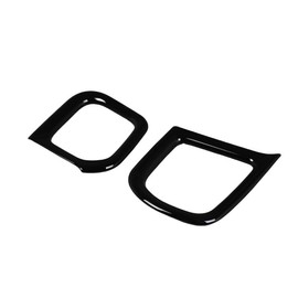 Alysianov Honda N-BOX N-BOX Custom Fit 3rd Generation JF5 JF6 October 2013 - Interior Front Drink Holder Garnish Cover Frame Cup Holder (Piano Black)