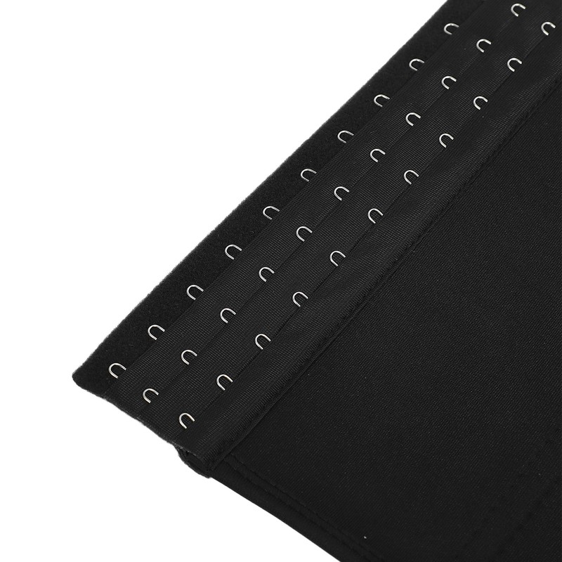 Waist Trainer Corset Shapewear Tummy Control 3 Row Hook Black