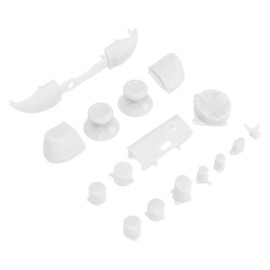Juego Completo de Botones para Series, Dpad Bumper Triggers Botones RT LT RB LB ABXY Botones Kit de Reparación de Botones de Repuesto para Series X & S(Blanco)