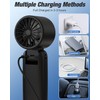 4 in 1 Handheld Portable Turbo Fan, 180° Foldable 6-Speed