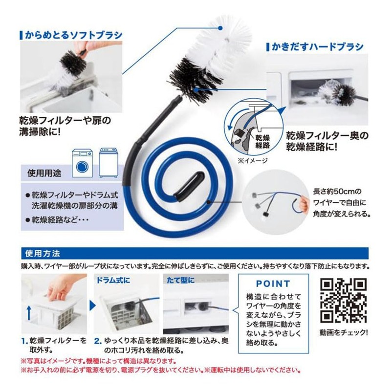 Cogit Drying Route for Washing Machines, Flexible Wire, Can be