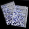 Jollin 3456pcs Flatback Rhinestones Glass Charms Diamantes Gems Stones for