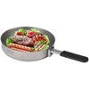 Lixada 1100ml Titanium Fry Pan Ultralight Grill Frying Pan with