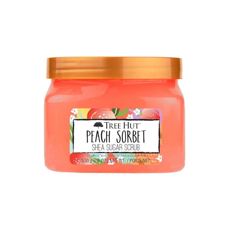 Tree Hut Peach Sorbet Shea Sugar Scrub