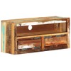 vidaXL Solid Reclaimed Wood TV Stand - Versatile Entertainment Unit