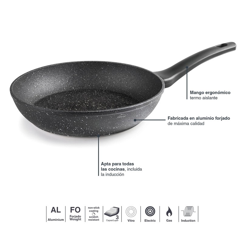 LACOR - 26818 - Java Pan Forged Aluminium, 100% PFOA-Free,