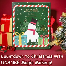 UCANBE Makeup Advent Calendar 2024 for Women Teens Girls, 24 Piece Christmas Holiday Gift Sets, Beauty & Cosmetic Surprises Countdown