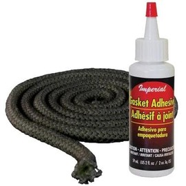 Total Hearth Jotul 3/16in Glass Rope Gasket 7ft kit with Adhesive