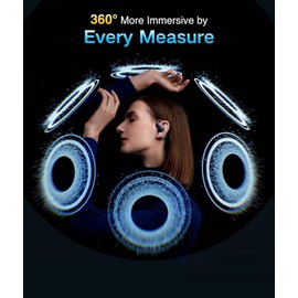 For Moto Edge 50 50 Neo 50 Ultra 50 Fusion 50 Pro Edge 2024 Edge 40 Neo Edge 2023 Earbuds, Wireless Earbuds Deep Bass Sound, 35H Playtime, Bluetooth 5.4 HI-FI Stereo Noise Cancelling Touch Control