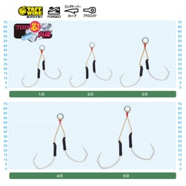 OWNER(オーナー) アシストフック JD-25 ジガーライト段差 ホールド 2/0号 2組 11768