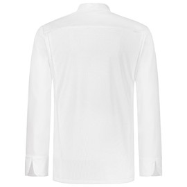 PALLTEX NORI LS Chef's Jacket, Unisex Chef's Jacket, Women's Chef's Jacket, Men's Black/White, Chef's Clothing, Professional Chef Uniform, Long Sleeve, White, M