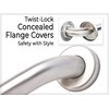 2-Pack Bathroom Safety 36" Grab Bars - 1.5" Dia. ADA