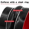 TuoLauthon Straight Black Silicone Reducer Hump Coupler ID 4 to