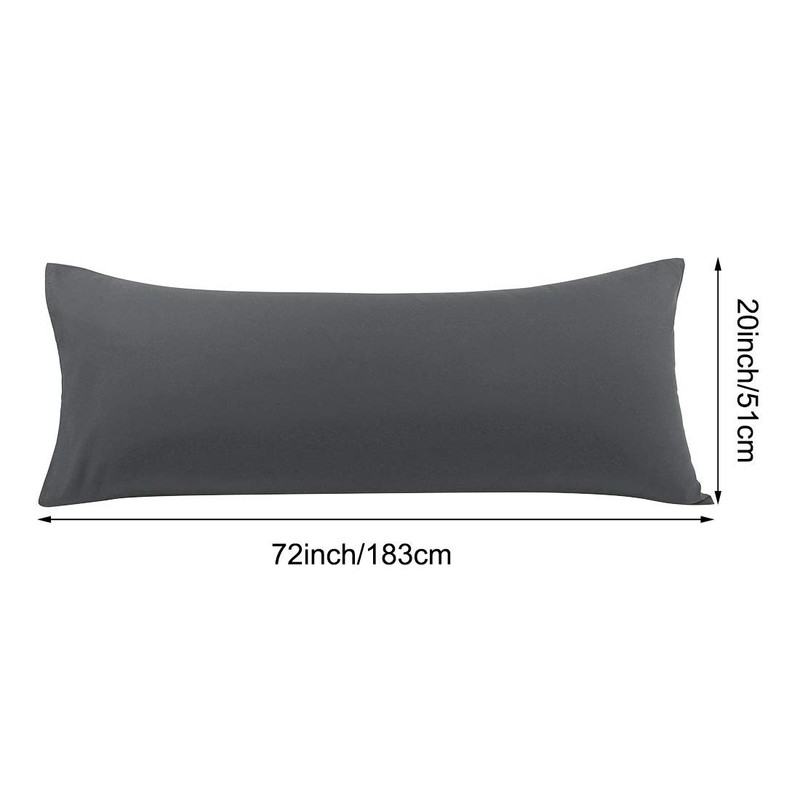 PiccoCasa 1800 Series 1800 Long Pillow Case with Envelope Closure,