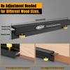Removable Carpenter Framing Square Fence, 7-7/8 Inch Heavy Duty Aluminum