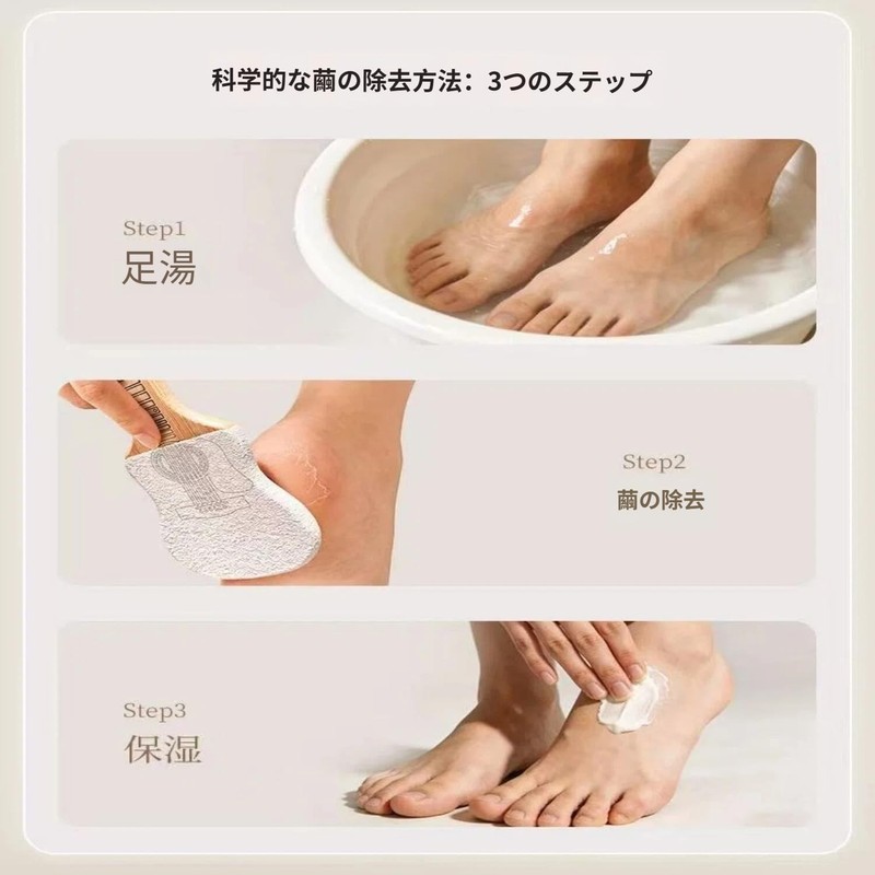 TingYoom Heel Exfoliating Foot Scruber, Coarse/Fine Double-Sided, Exfoliating Removal, Pumice