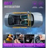 KENANEK 55.12inch Acrylic LED Lights for Car–6 Dreamcolor Interior Car