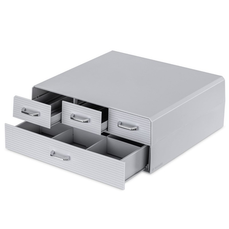 Navaris Coffee Pod Holder with 4 Drawers - Compatible with