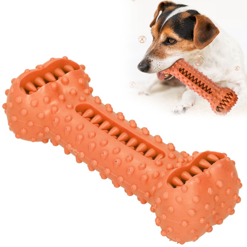 TPR Dog Teeth Cleaning Chew Toy Food Dispenser Brushing Stick
