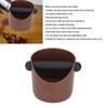 PENO Coffee Grinding Waste Bin, Plastic Coffee Knock Box Scratch