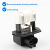 Engine Cooling Fan Motor Relay Radiator Fan Resistor, Compatible with