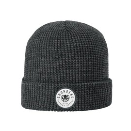 Grundens 50263-011-0001 Kracken Waffle Beanie Heather Charcoal ONE SIZE