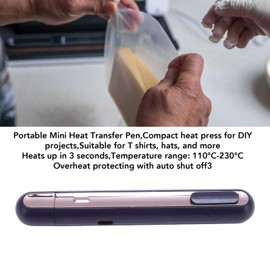 Thermo Pen, Hot Foil Pen, Identity Theft Protecting Pen for Permanent Erasing Receipt Shipping Label, or Any Thermal Prints, Mini Heat Press Pen
