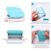 6 Hole Puncher, 5 Sheets Capacity Adjustable Handheld Hole Punch